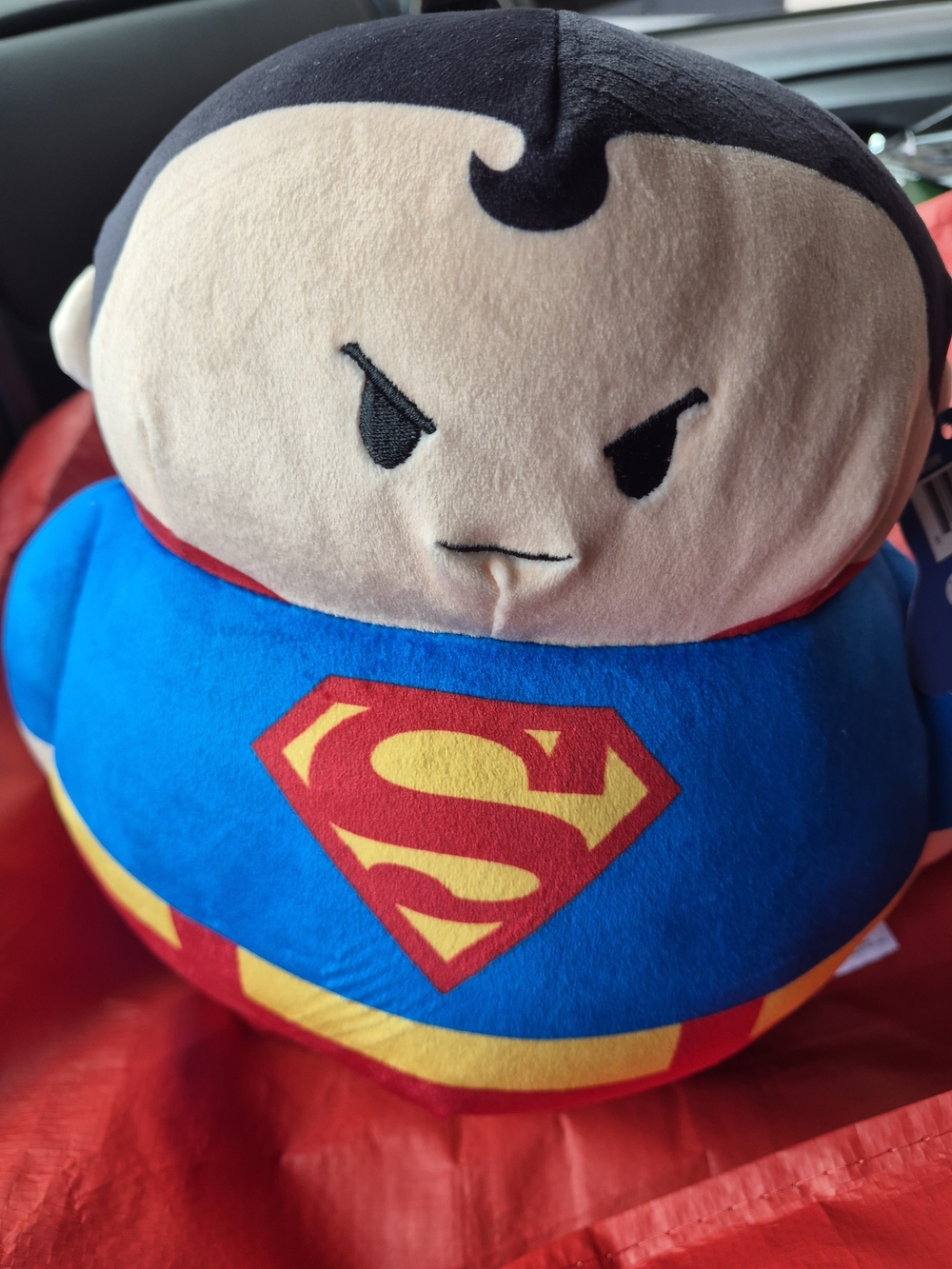 Superhero Plush Doll - Blue, Red & Yellow Kids Soft Stuffed Toy